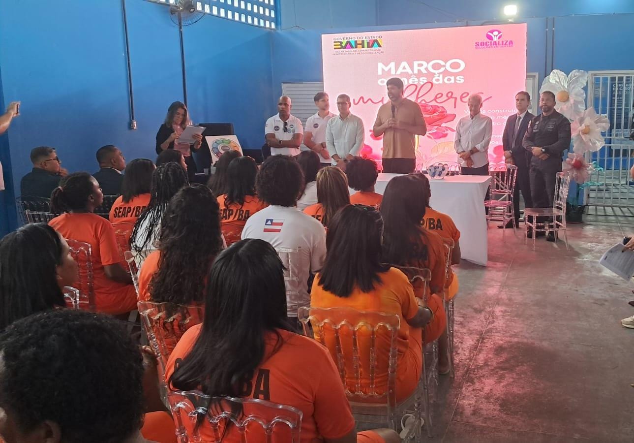 AÇÃO ESPECIAL MARCA MÊS DA MULHER NO CONJUNTO PENAL DE ITABUNA