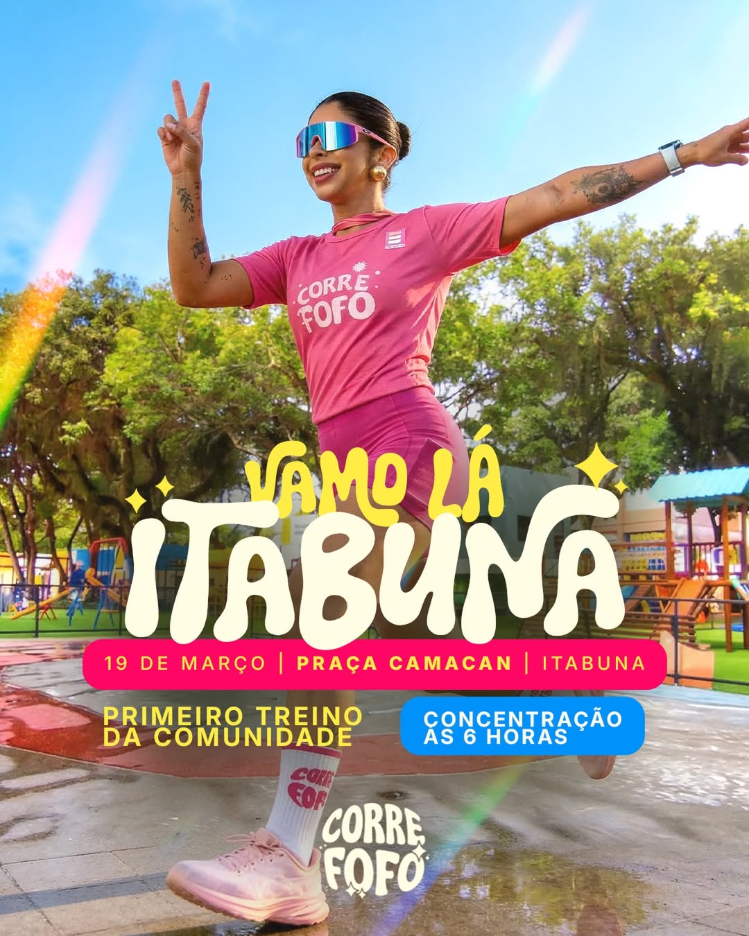 TREINÃO “CORRE FOFO” PROMOVE CORRIDA E BEM-ESTAR EM ITABUNA NO DIA 19